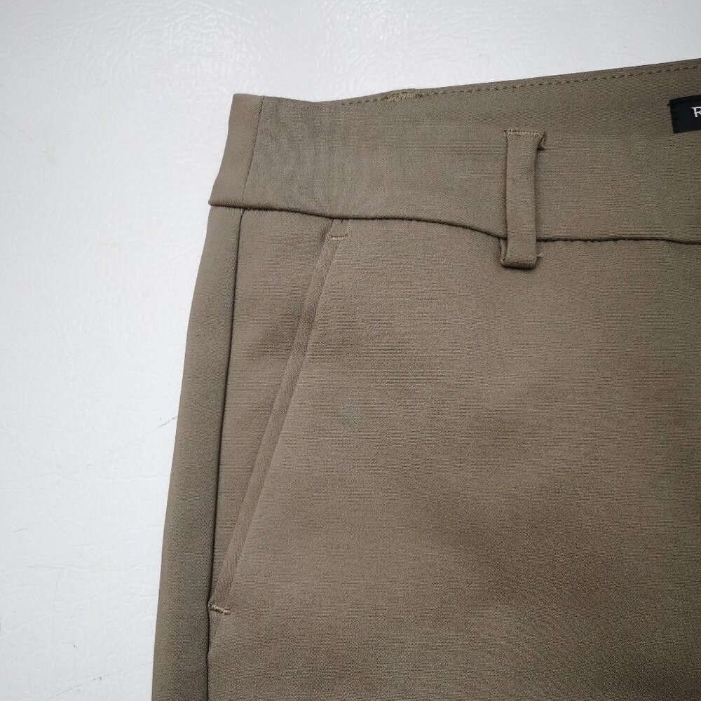 NWT RW&CO. Ladies Size 6 Taupe Slim Leg Zipper & 2 Clasp Closure Dress Pants - Picture 13 of 15